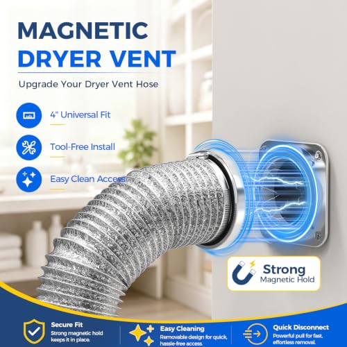 ALORAIR Magnetic Dryer Vent Connector Kit, 4-Inch 