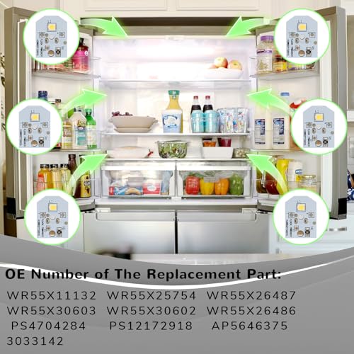 WR55X11132 Refrigerator Light Replacement LED for 