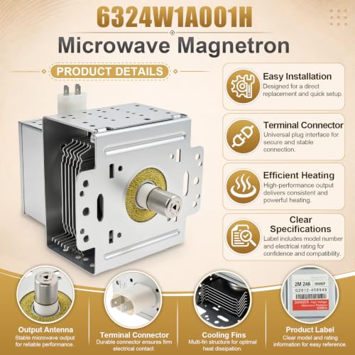 2M246 050GF 6324W1A001L Microwave Magnetron Compat