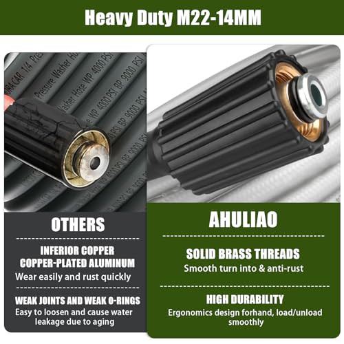 Pressure Washer Hose for Ryobi Power Washer Hose Replacement Ryobi Electric Power Washer Model RY141600 RY141612 RY141812G High Pressure Hose Part #308835074