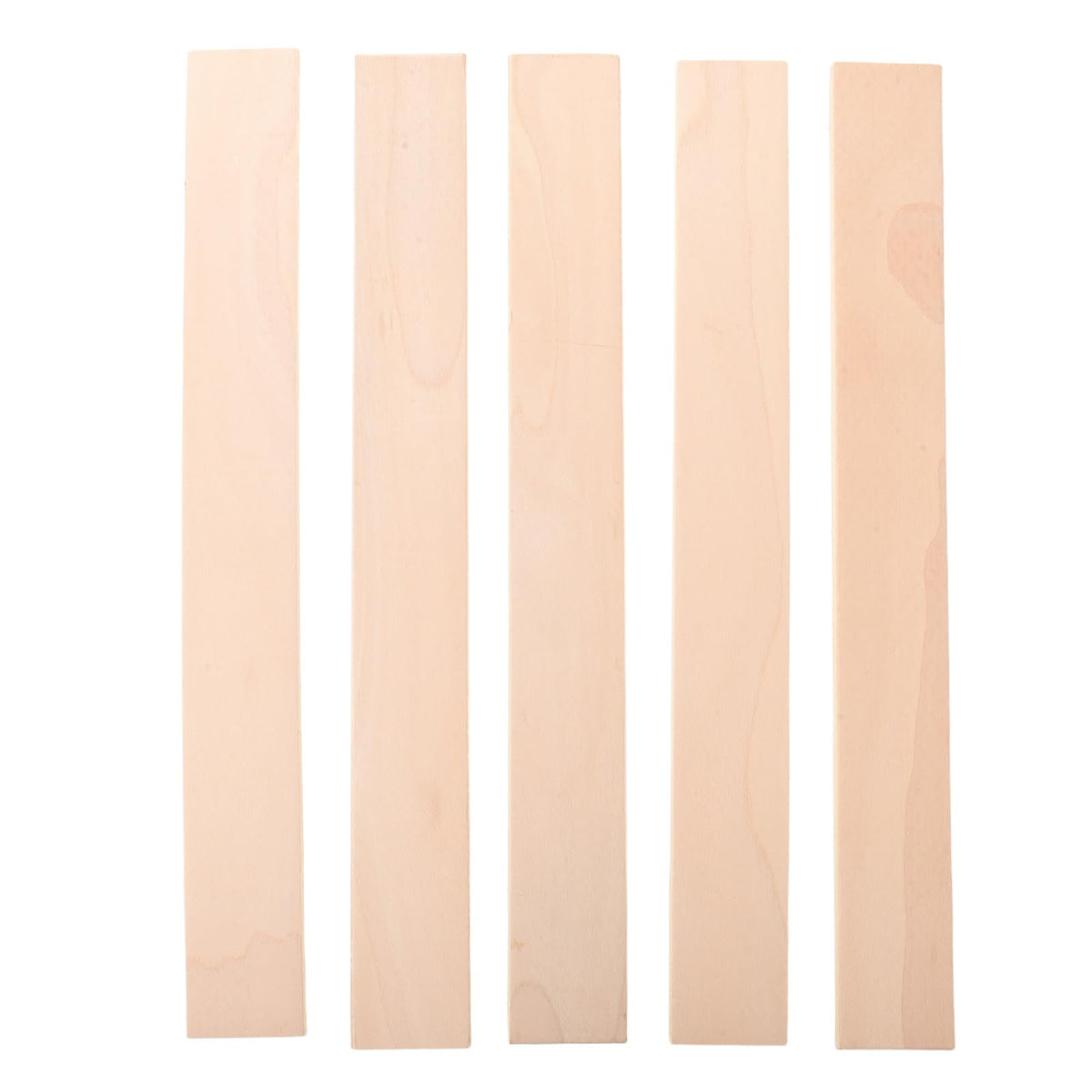 Gogogmee 5pcs Wooden Bed Slats Replacement for Queen Size Bed Frame Reinforces Mattress Support with Thick Solid Wood Smooth Finish Distributes Weight Evenly 44.5x5x0.9cm