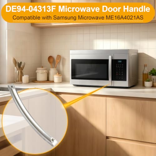 New Upgraded ME16A4021AS Microwave Door Handle, DE