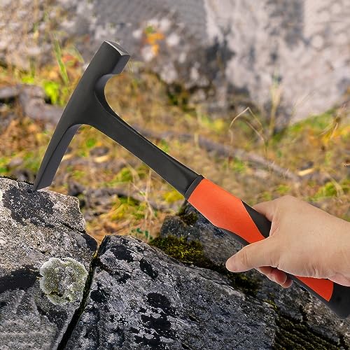 2 Pack 30 oz, brick hammer, Masonry Hammer, All Steel Geologist Hammer, Bricklayer's/Mason's Hammer for Mining, by GENHAKON