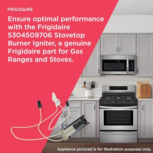 Frigidaire 5304509706 Stovetop Burner Igniter for Gas Ranges and Stoves