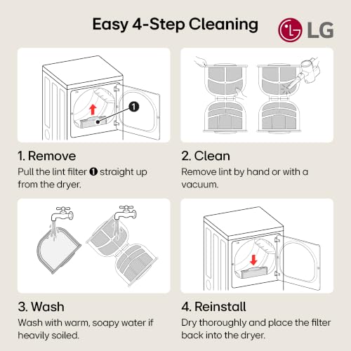 LG Genuine Dryer Lint Filter (ADQ74233201) – OEM R