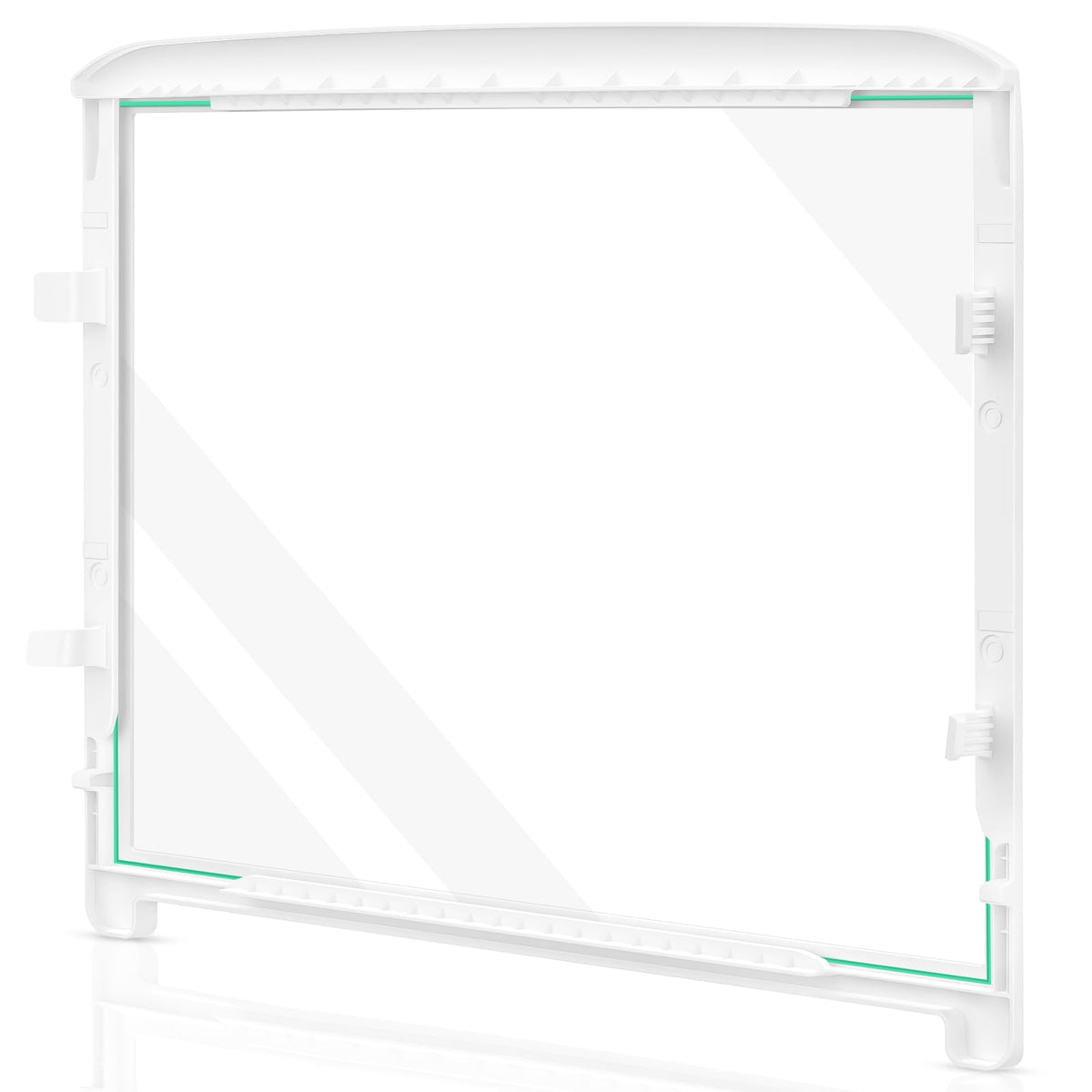 UPGRADED AHT73514301 Glass Shelf Compatible with LG Refrigerator Glass Shelf PS7788910 Kenmore LG Refrigerator Shelf Replacement LTCS20030S LTCS20020S LTCS20220B LTCS20020W LTCS20220S LG Fridge Shelf