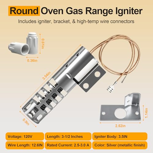 WB2X9154 Oven Igniter Replacement for GE Hotpoint Kenmore XL44 Gas Range