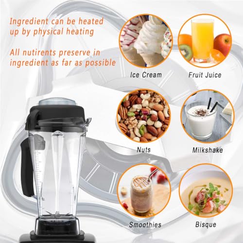 EastFune Blade Assembly Replacement for Blenders 64oz Container, replace Classic 4500 5000 5200 6000 6300, Professional 200 500 and Vita-Prep/Vita-Prep 3 etc
