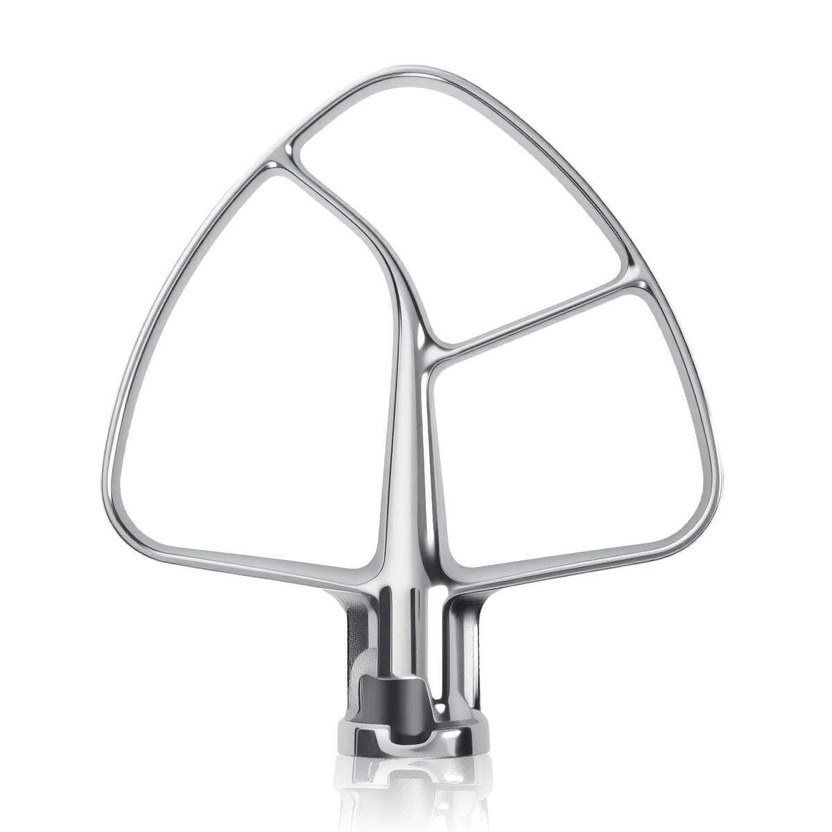 Stainless Steel Flat Beater Attachment for KitchenAid 4.5-5 Qt Tilt-Head Stand Mixers,Third-Party Replacement Paddle