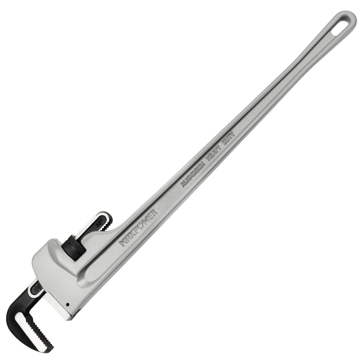 MAXPOWER 36-inch Pipe Wrench, 4.7” Jaw Opening, Aluminum Plumbing Wrench