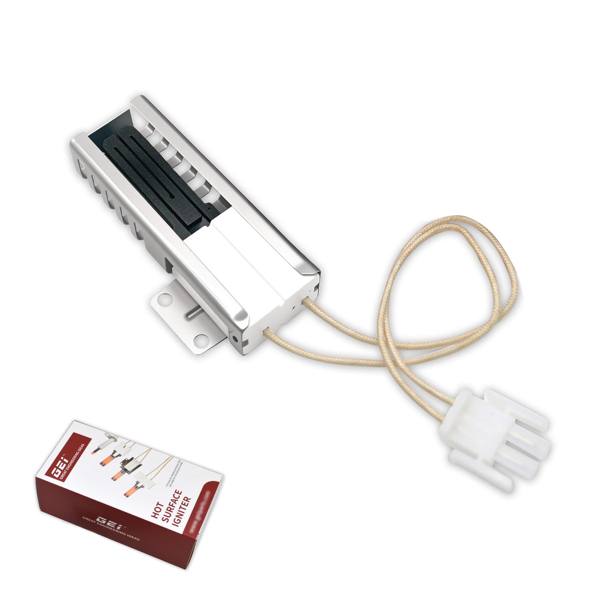 GEIparts DG94-00520A DG94-01441A Gas Range Oven Flat Igniter for Stove, Ignitor Replaceable AP5577941, PS4241428, 114491, 2692271