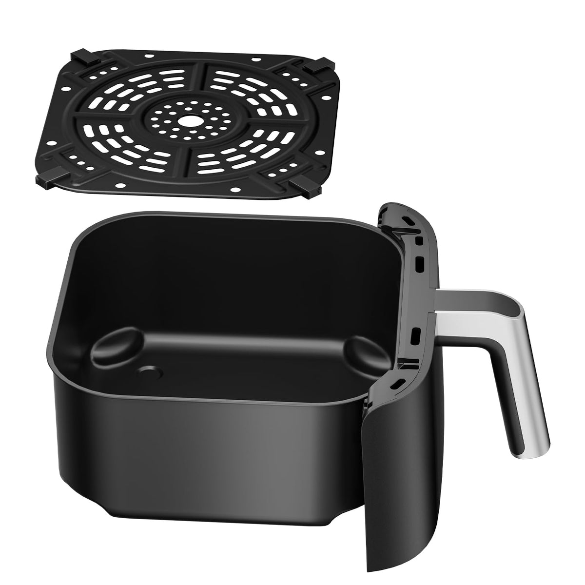 Air Fryer Basket and Crisper Tray for Ninja AF141,Air Fryer Replacement Parts for Ninja AF141,Non-Stick 5QT Replacement Basket