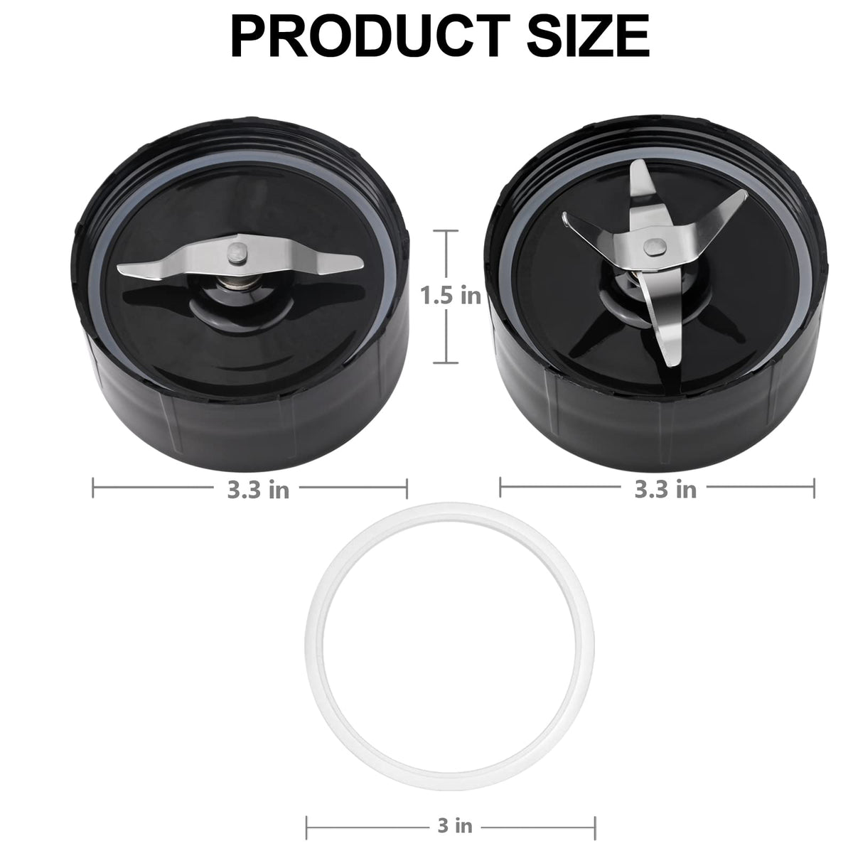 Replacement Parts Compatible with Magic Bullet 250W MB1001 Series