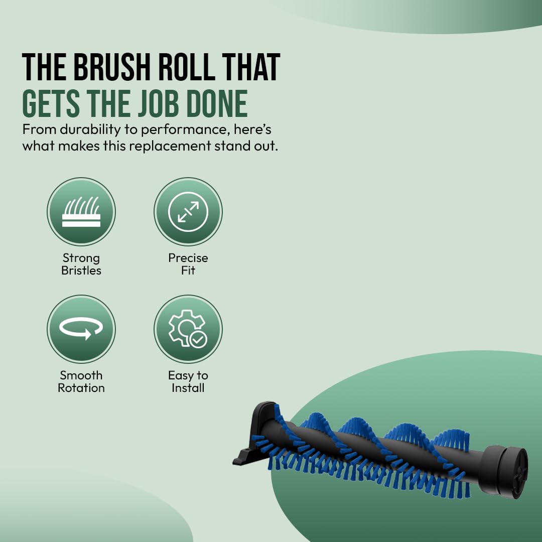 Selgo Replacement Brush Roll for Bissell TurboClean Pet XL Carpet Cleaners, Fits 'ONLY' Models 3746 & 3748