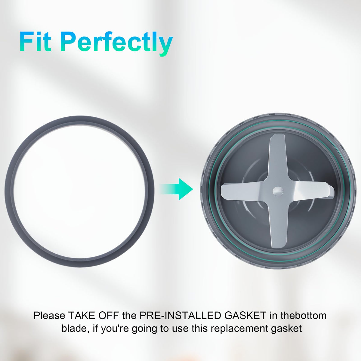 Replacement Extractor Blade for NutriBullet 600w/900w Pro Series Blender