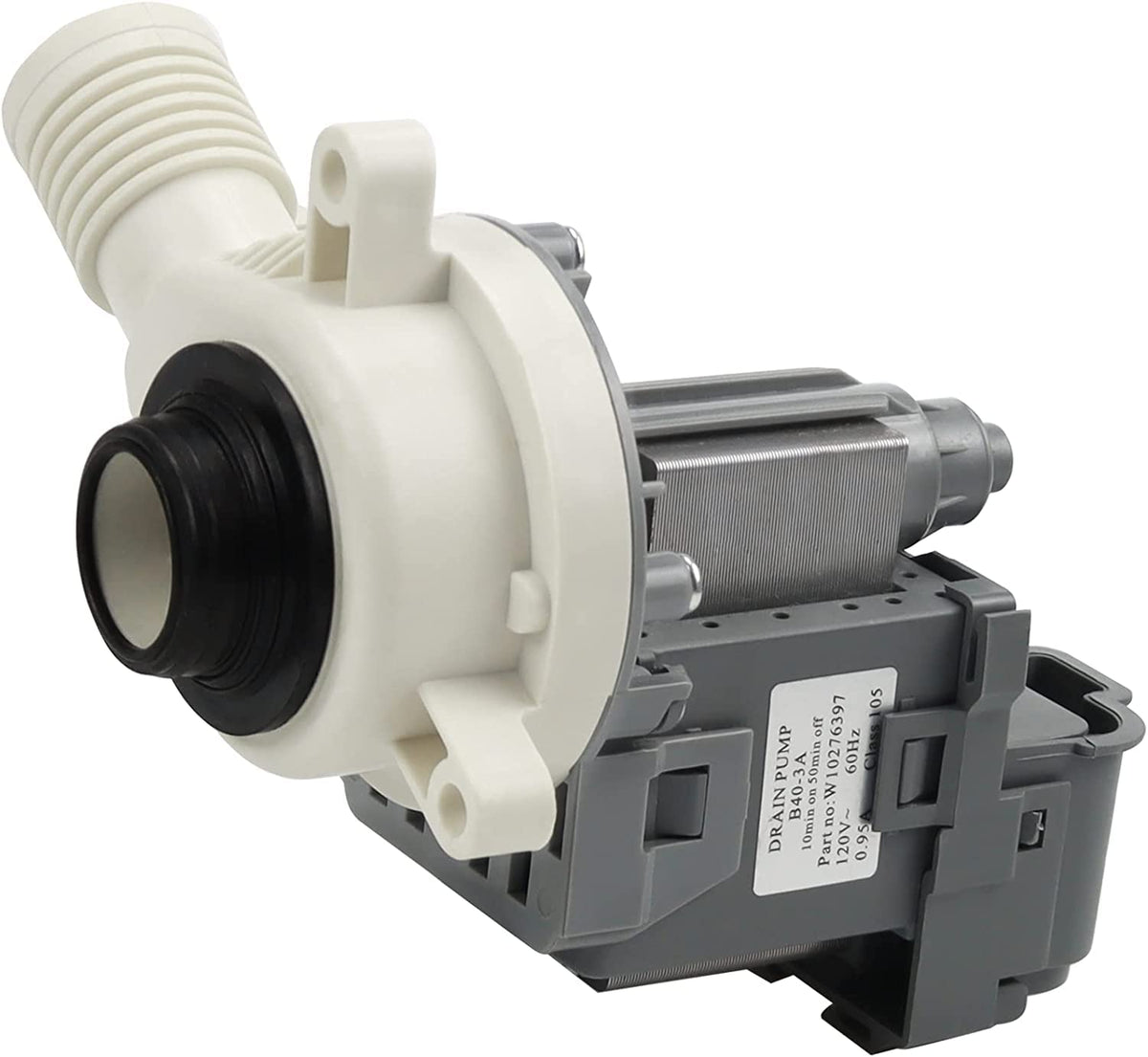 W10276397 Washer Drain Pump for Whirlpool Kenmore Mayt-ag Washing Machine-Replaces WPW10276397VP B40-3A 1874334 AP6018417 LP397（10 Years WARRANTY）