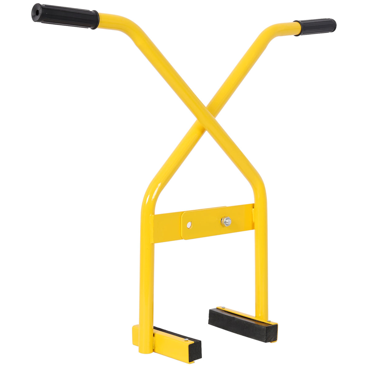 Steel Curb Stone Tongs 24” Heavy Duty Concrete Block Lifting Gripping Pliers Offset Design Curb Lifter Tool for Paver Stone Bricks Installation 220 lbs Capacity Yellow