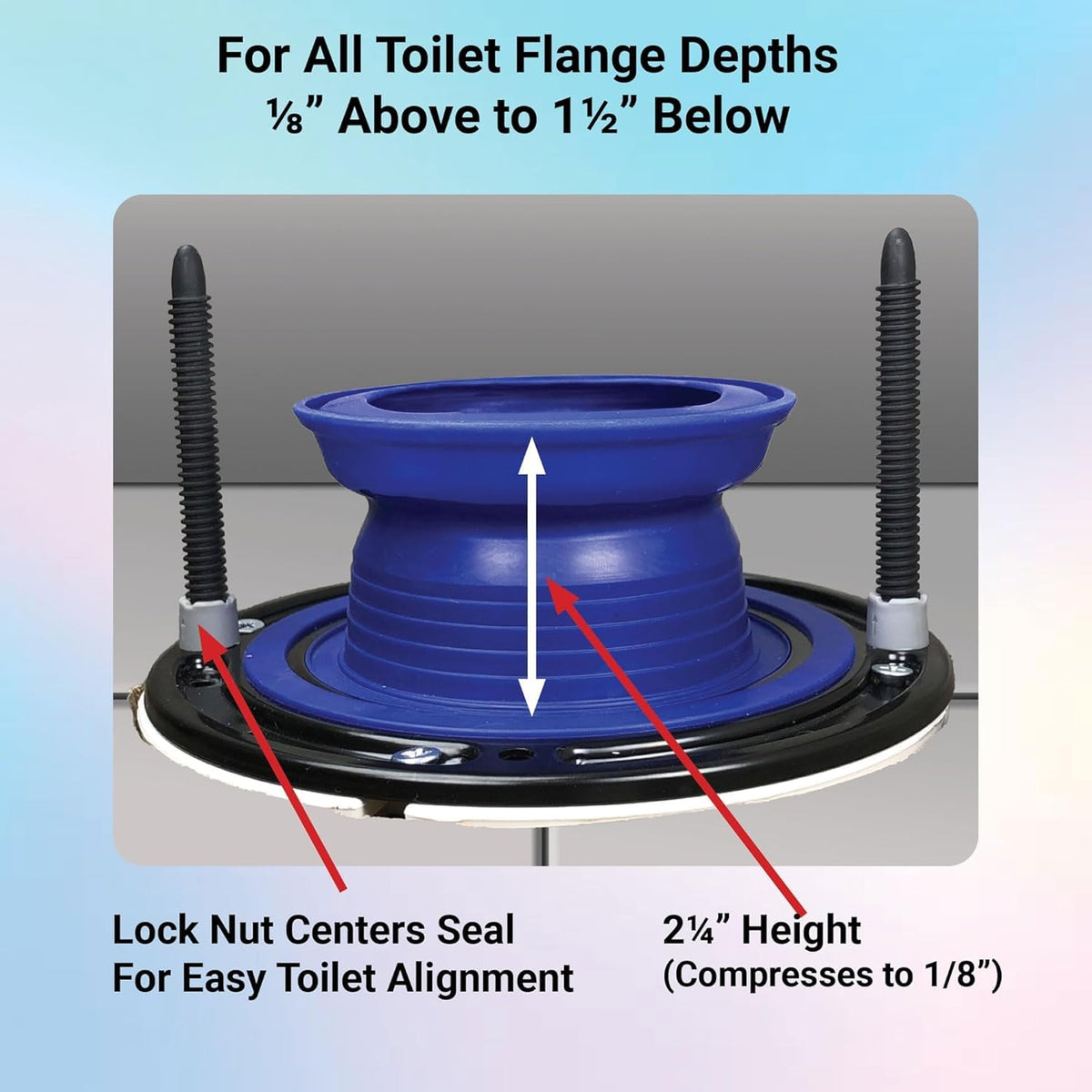 One N Done 400DS Toilet Flange Repair Kit – Deepest Seal – Diamond Saw