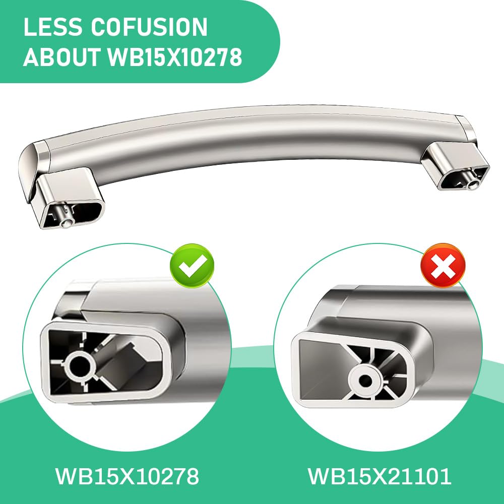 WB15X10278 Microwave Handle Compatible with General Electric GE Microwave