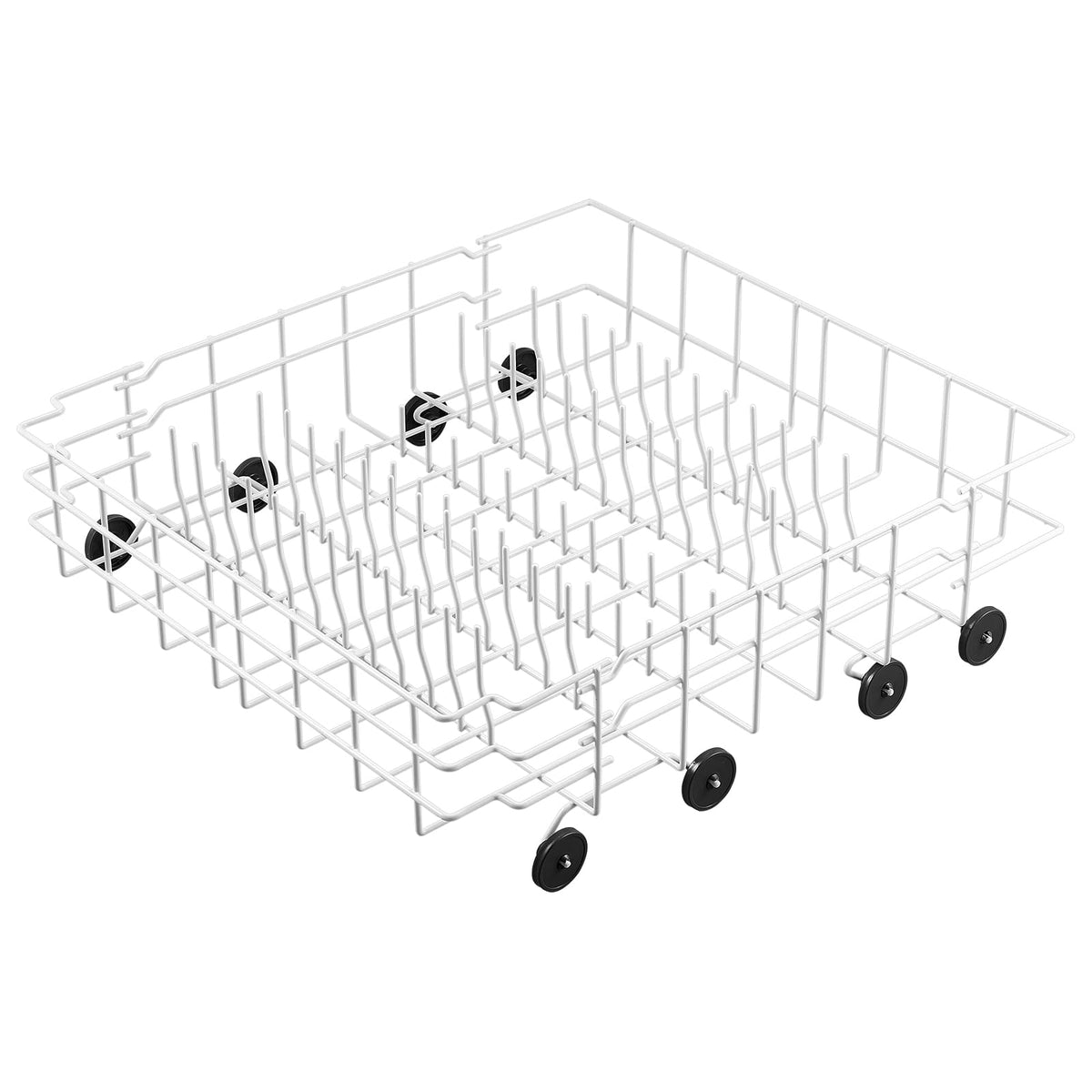 Allstare 808602302 Dishwasher Lower Rack Replacement for Frigidaire Kenmore Dishwasher Parts Lower Dishrack Assembly with 154174501 Wheels 154432602 FDB1050REB0 Dishwasher Bottom Rack -22" x 20.9"