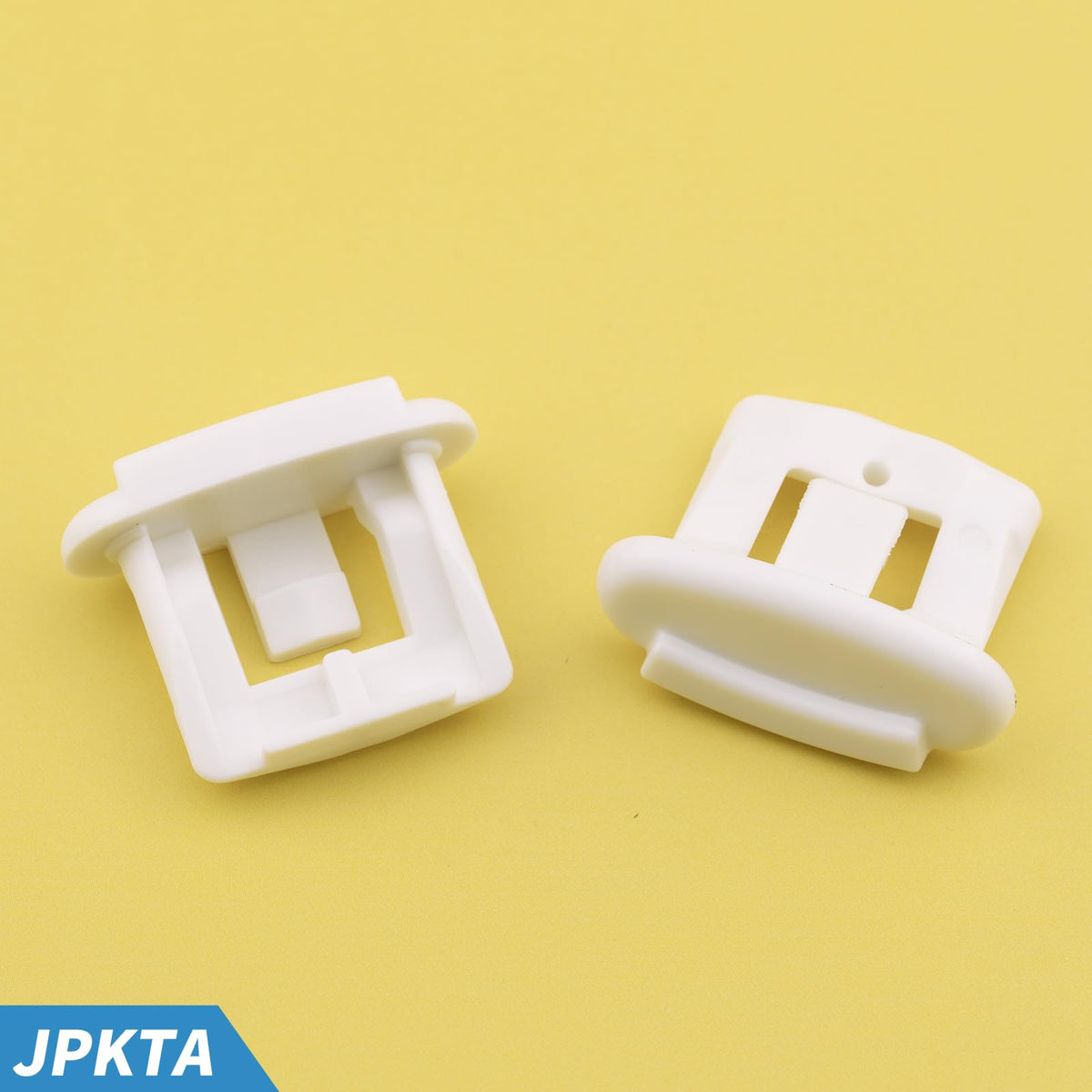 2 Pack WD12X10304 Dishwasher Upper Rack Slide End Cap Stop Clip Replacement Part by JPKTA Compatible with GE Hotpoint Kenmore Dishwashers Top Rack Repalces AP4484666 WD30X97 1556527 WD12X0344