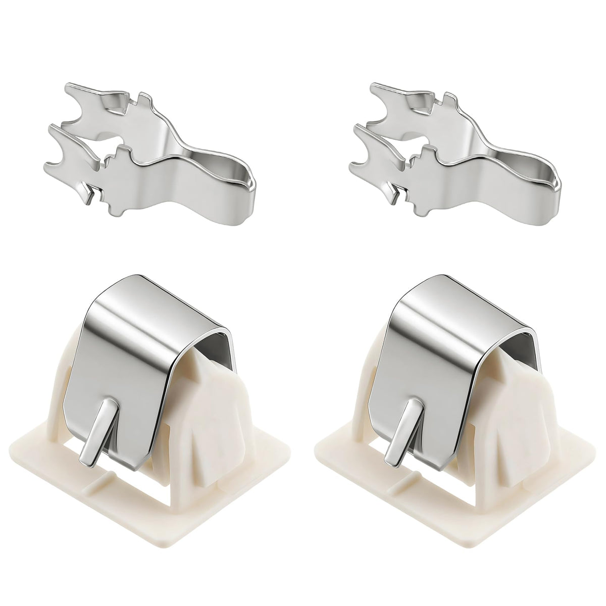 Hufopik 2 Pairs 279570 Dryer Door Latch Strike Kit Replacement Part - Exact suitable for Whirlpool Kenmore Roper KitchenAid Dryers - Replaces PS334230 AP3094183 279570VP 14205029 236877 420198