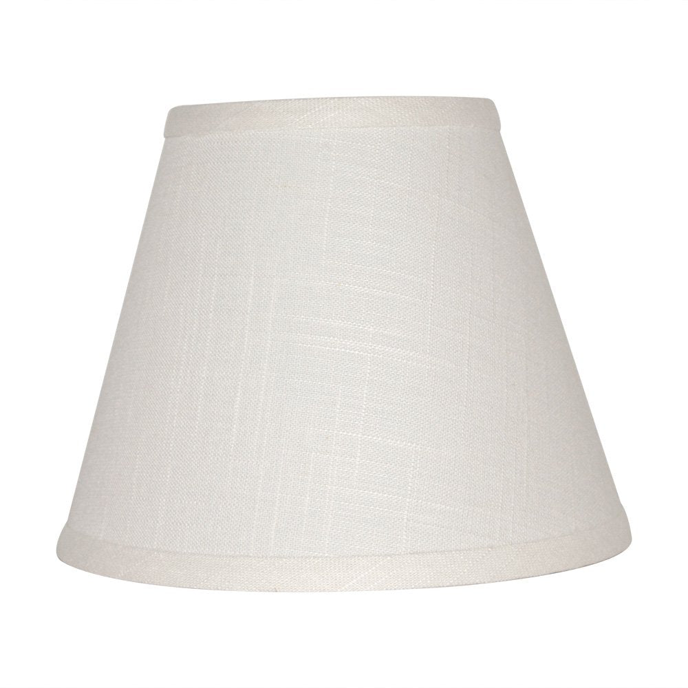 Barrel White Small Lamp Shade for Table Lamps Replacement, 5x9x7 Inch