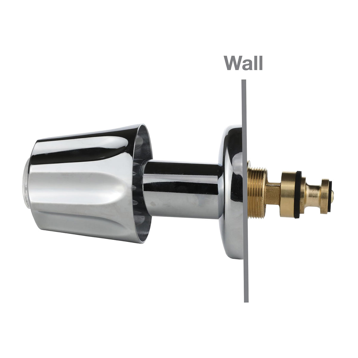Danco 3-Handle Trim Kit for Gerber, Knob Handle, Chrome (39617)