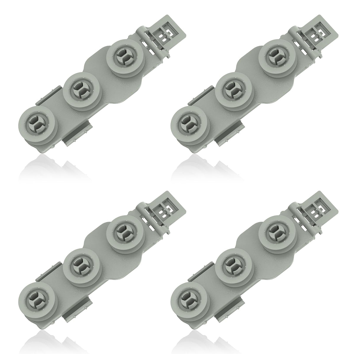 Upgraded WD28X30219 WD28X35779 Dishwasher Upper Rack Replacement Compatible with GE Dishwasher Rack Parts Hotpoint Models ADT521PGF0BS ADT521PGF0WS with WD12X22801 Wheels