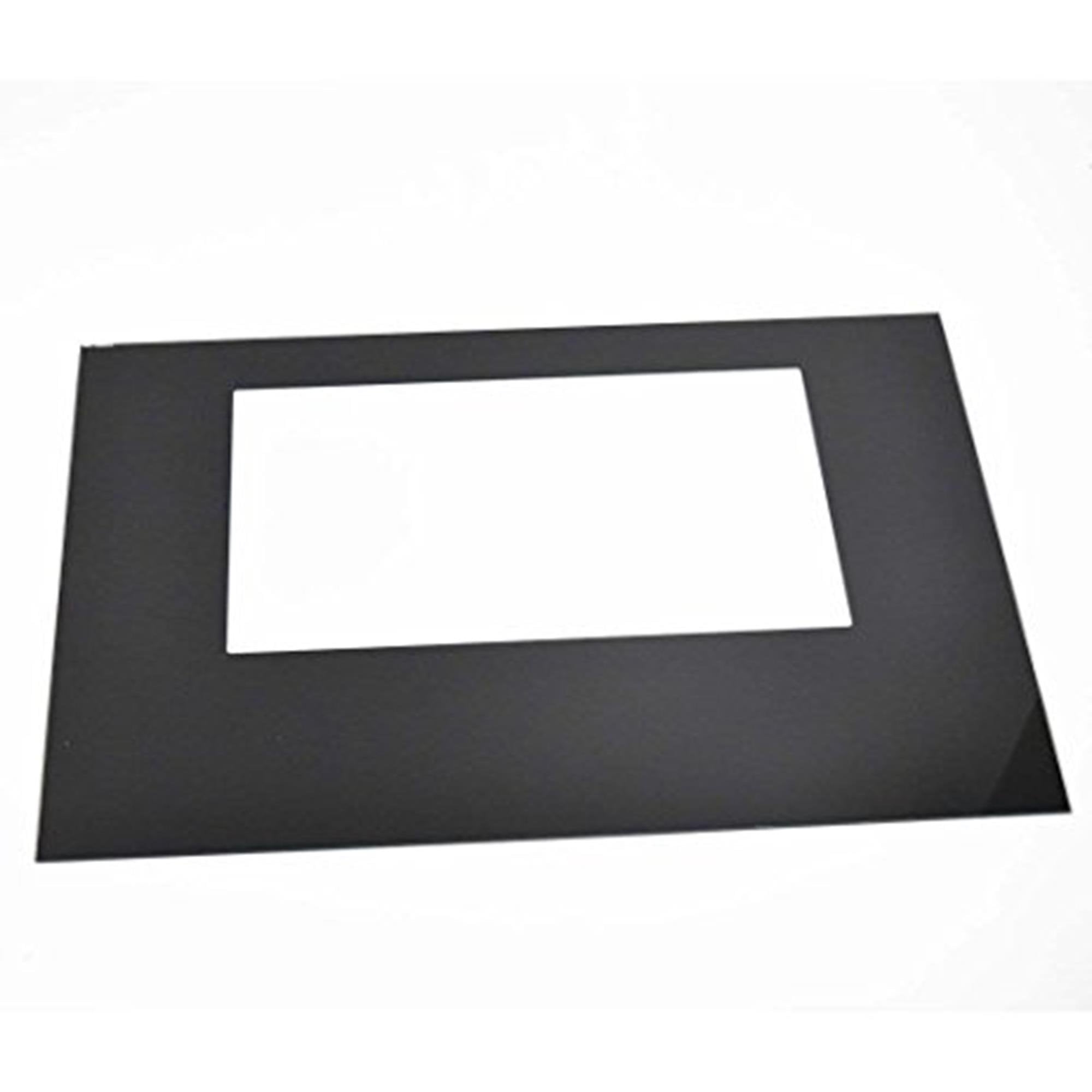 GE Range Oven Door Outer Panel (Black) WB56T10179