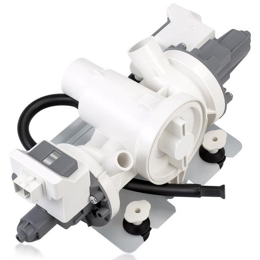 Upgraded W11458345 Washer Drain Pump W10918608 W11316609 W11319789
