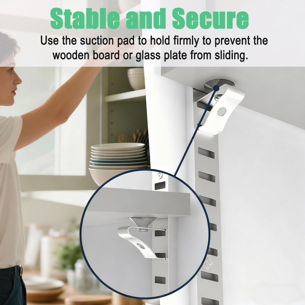 14 Packs 17.5 Inch Metal Pilaster Shelf Bracket Rails with 36 Adjustable Clips & Mount Screws - for Cabinet/Wall Shelving/Closet Storage (Black)