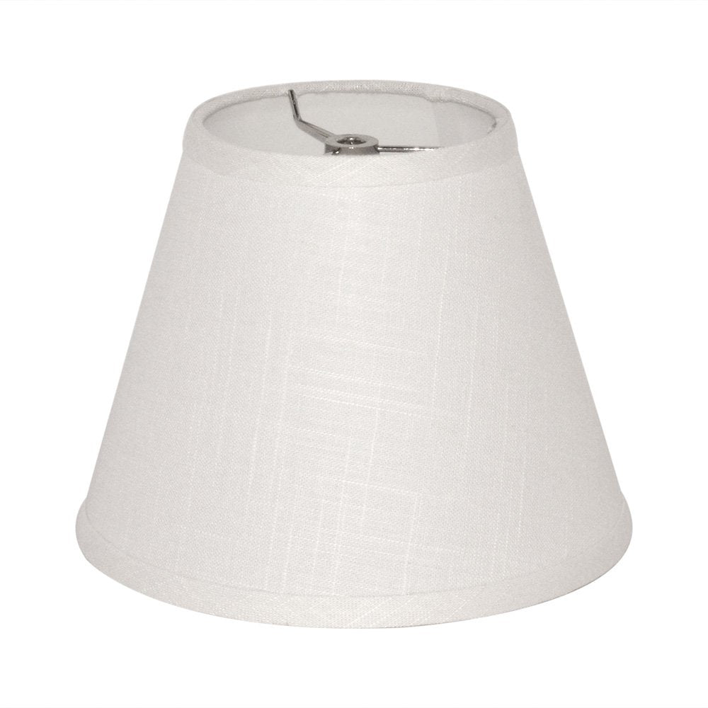 Barrel White Small Lamp Shade for Table Lamps Replacement, 5x9x7 Inch