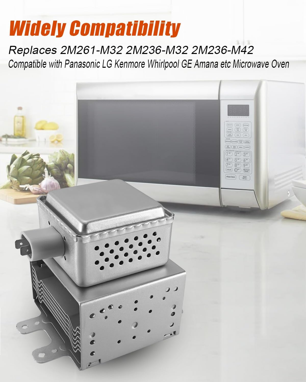2M261-M32 Microwave Magnetron Fit for Panasonic Whirlpool LG Kenmore