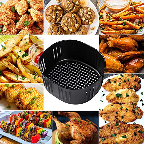 Air Fryer Replacement Basket for Power XL 5.3QT,Air Fryer Accessories for Gowise USA 5.8QT,Non-Stick Fry Basket