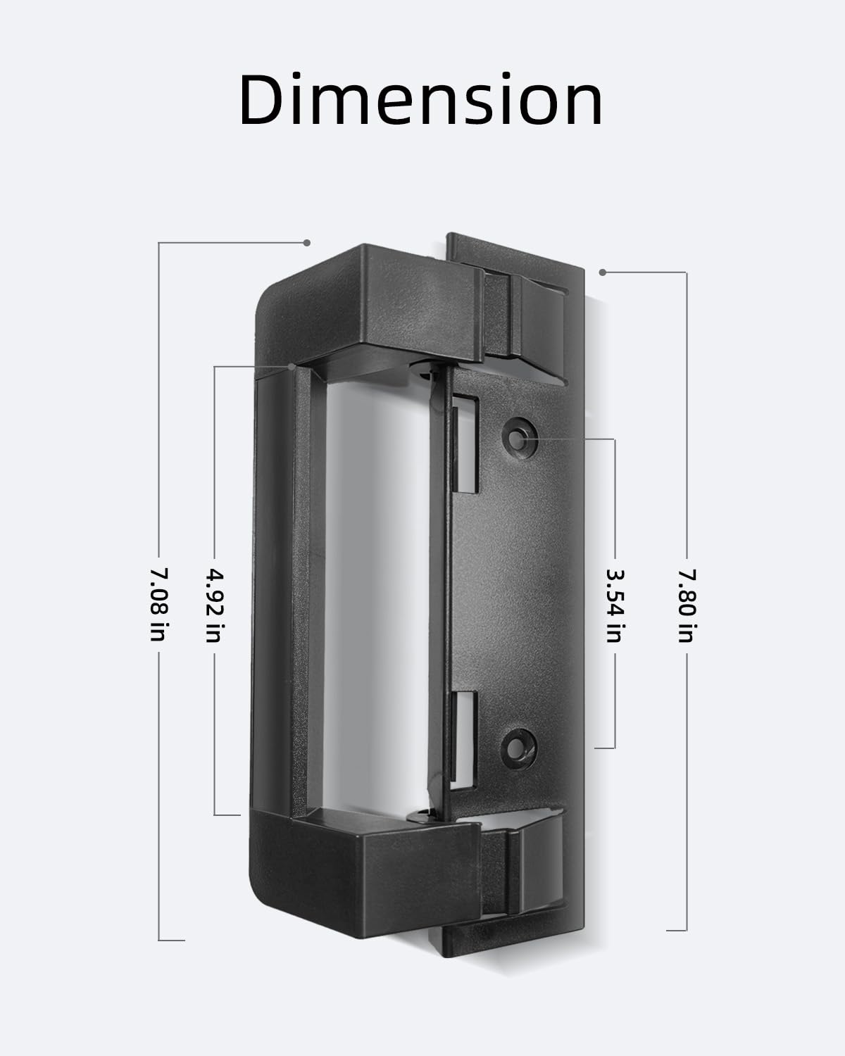 Rolkely 2025 Upgraded 3316882900 RV Refrigerator Door Handle Holder Compatible with Dometic 3316882.900 S,Std Dr Handle Combo-6/8 Amii DM2672, DM2682, DM2872, DM2882(2 Pack)