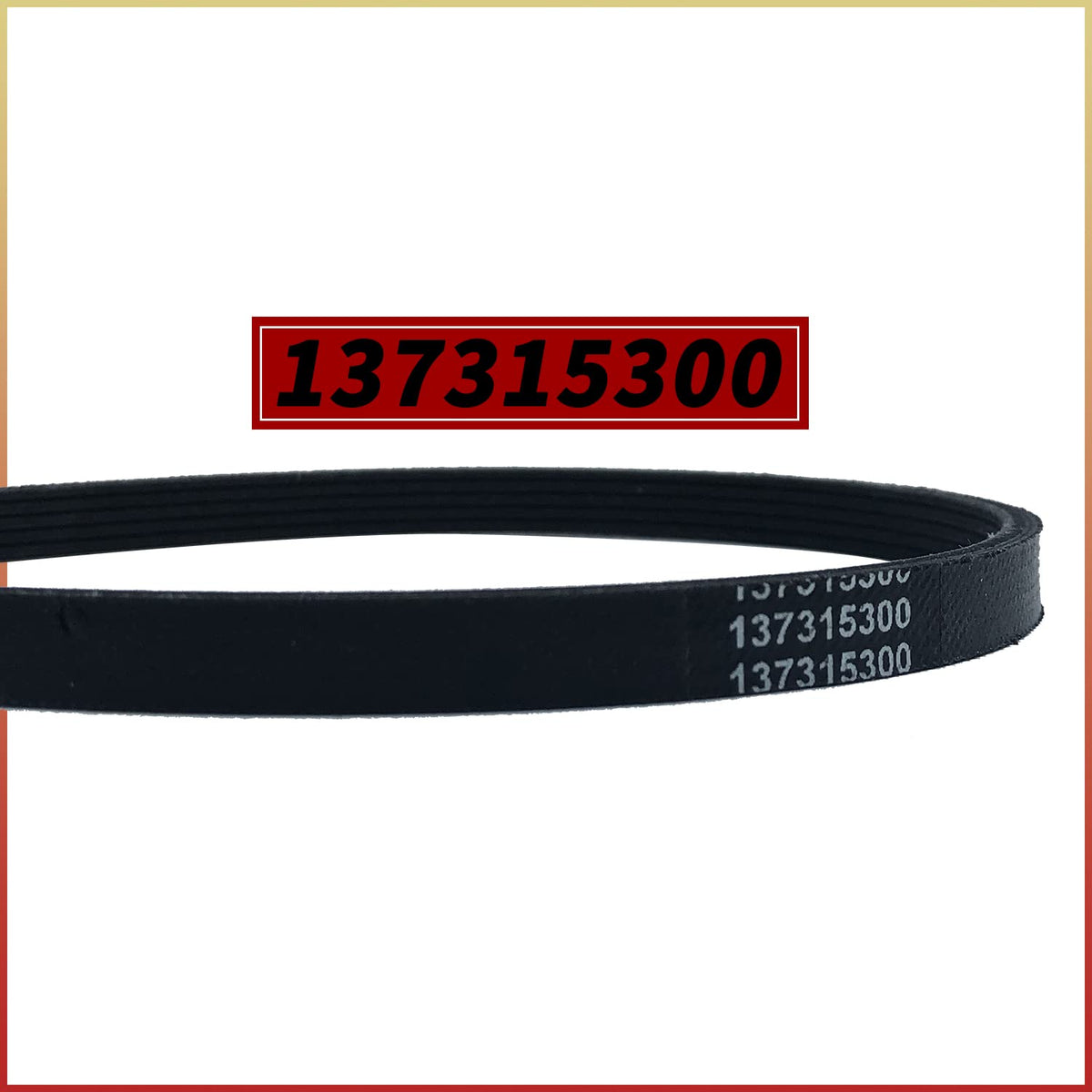137315300/134719300 Dryer Drum Drive Belt - Replacement Part Exact Compatible with Sears Frigidaire Electrolux Dryers Replaces 1482960 134719300 AP4368788 PS2349294 7134719300