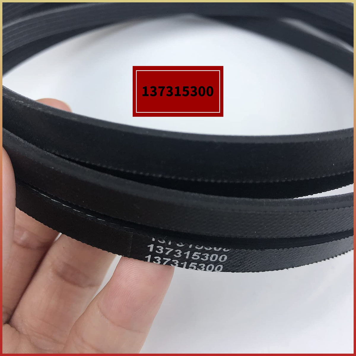 137315300/134719300 Dryer Drum Drive Belt - Replacement Part Exact Compatible with Sears Frigidaire Electrolux Dryers Replaces 1482960 134719300 AP4368788 PS2349294 7134719300