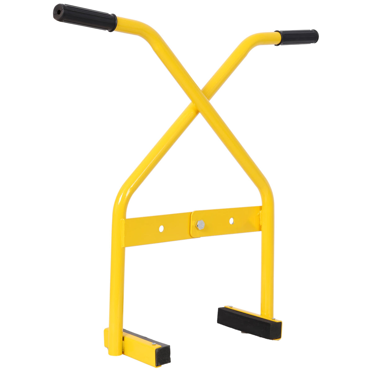 Steel Curb Stone Tongs 24” Heavy Duty Concrete Block Lifting Gripping Pliers Offset Design Curb Lifter Tool for Paver Stone Bricks Installation 220 lbs Capacity Yellow