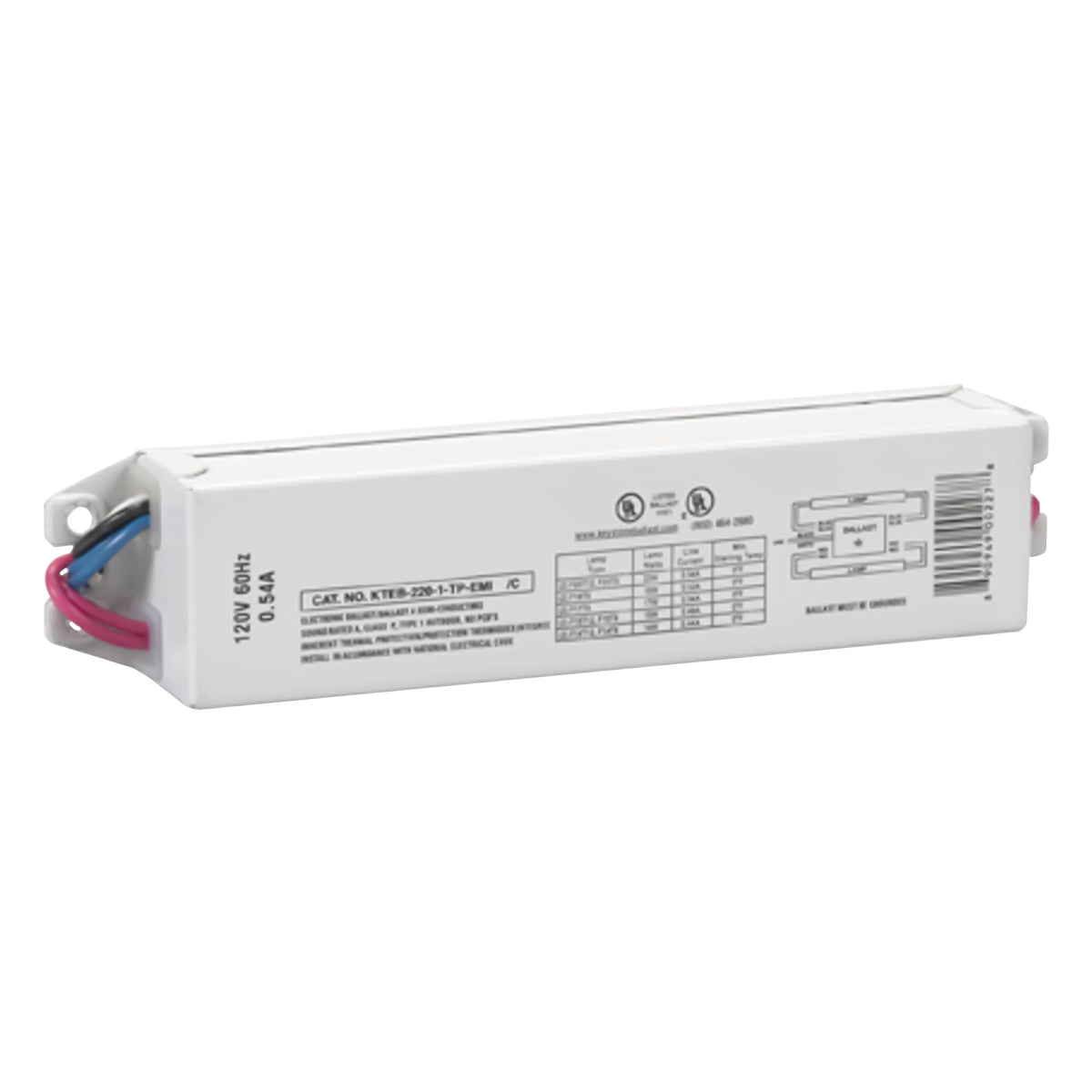 OHLECTRIC Replacement for Keystone KTEB-220-1-TP-EMI/C 2-Lamp T12