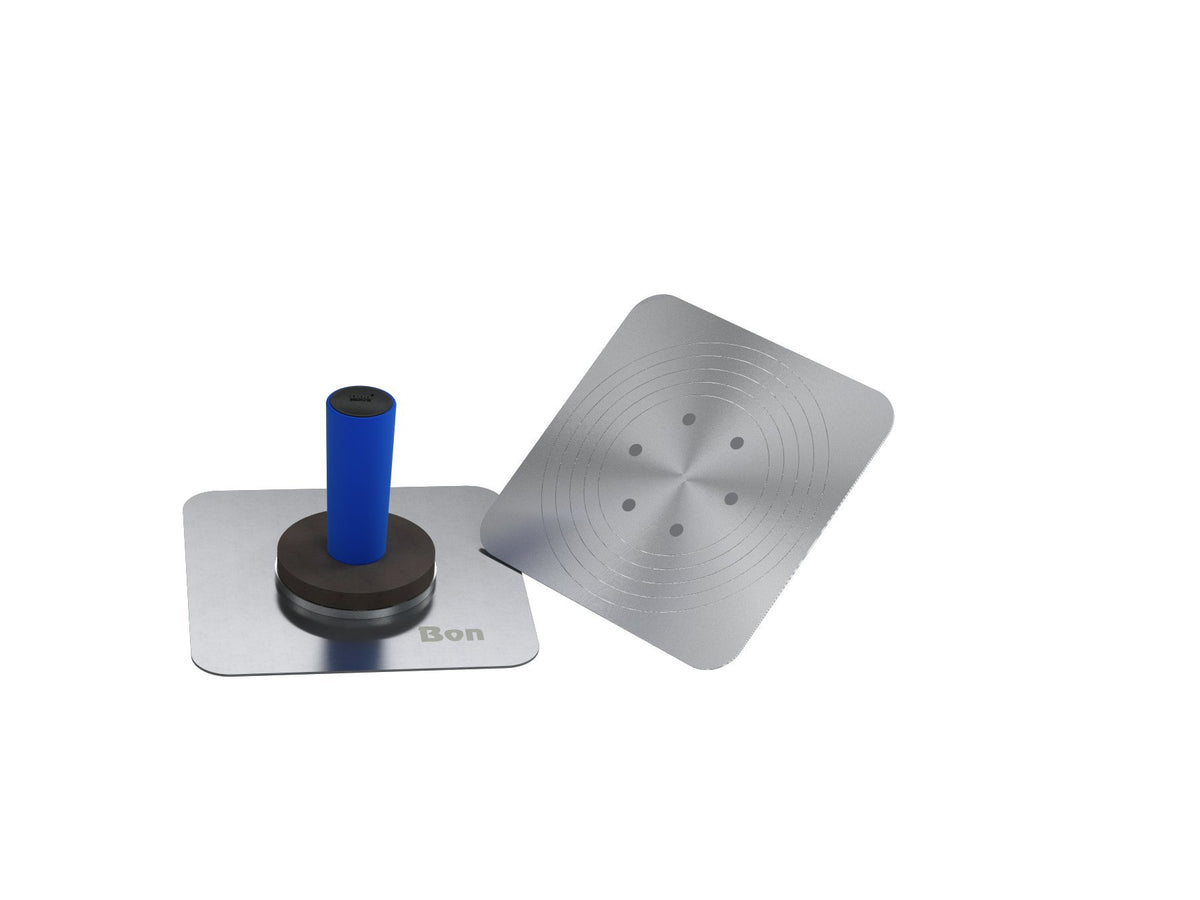 Bon 13-380 Aluminum Hawk 8" x 8" Comfort Grip Handle Plaster and Masonry Hawk