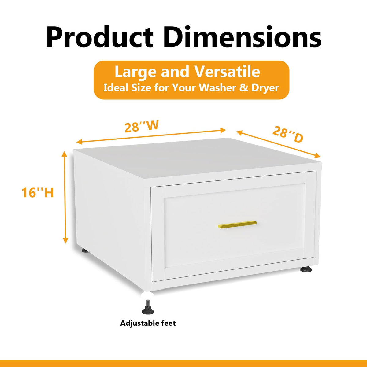 2 Pack Laundry Pedestal Heavy Duty Metal Washer an