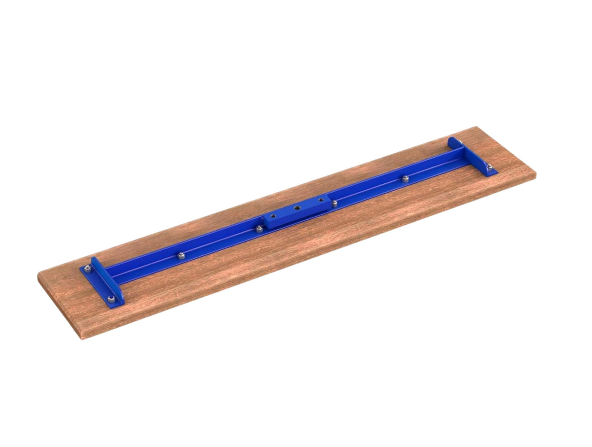 Bon 82-437 Wood Bull Float – 36" x 7 1/4" Square End Concrete Finishing Float, 3/4" Thick, Universal Mount Compatible