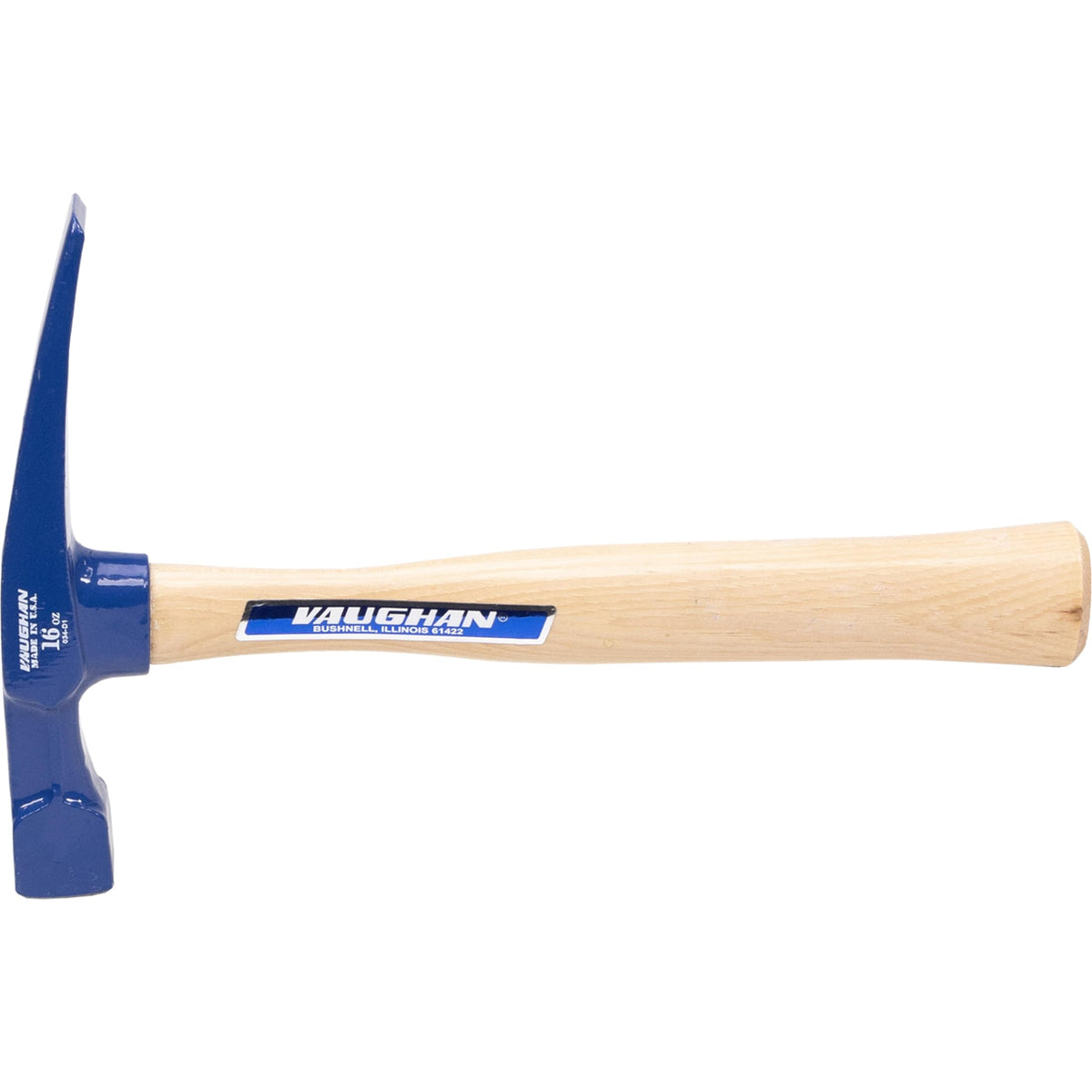 VAUGHAN Bricklayer Hammer, 16 Oz, Masonry Hammer, Assembled in the USA