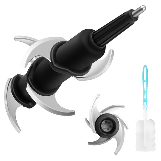 Blender Blade Replacement for Ninja 72 oz Pitcher, Replacement Parts for Nutri Ninja 1100W 1200W 1500W BL610 CT610 BL640 BL642 BL680 BL770 BL910 BN701 BN751 BN801
