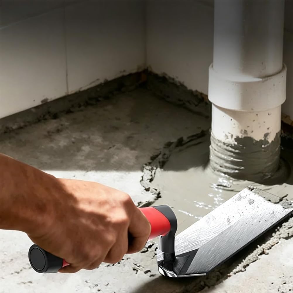 3 Pack Industries Margin Trowel Set, 8"x2"; 6"x2"; 5"x2" Professional Masonry Flooring Tool for Concrete, Cement, Tile