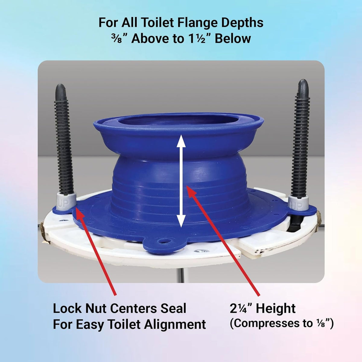 One N Done 200DS Toilet Wax Ring Replacement Kit – Diamond Saw – 1 Pack