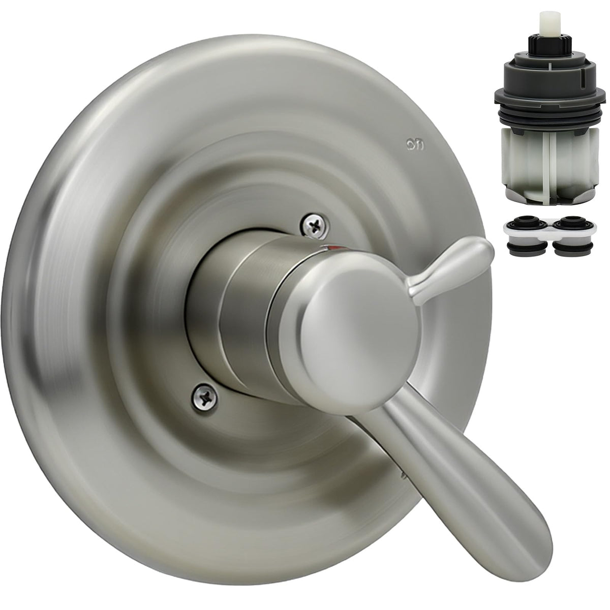 Shower Trim Kit Compatible with Delta Lahara 17 Series, T17038-SS Dual-Function Shower Valve Trim with Temperature and Volume Control