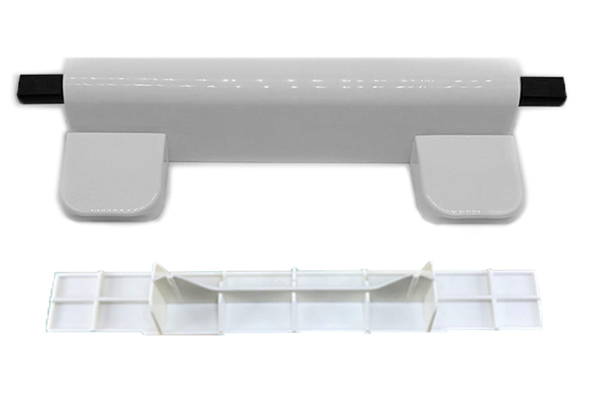 Toilet Seat Hinge Kit for Elongated Toilet Seat Compatible with Kohler 1150464-0, Slow and Quiet Close Design, White