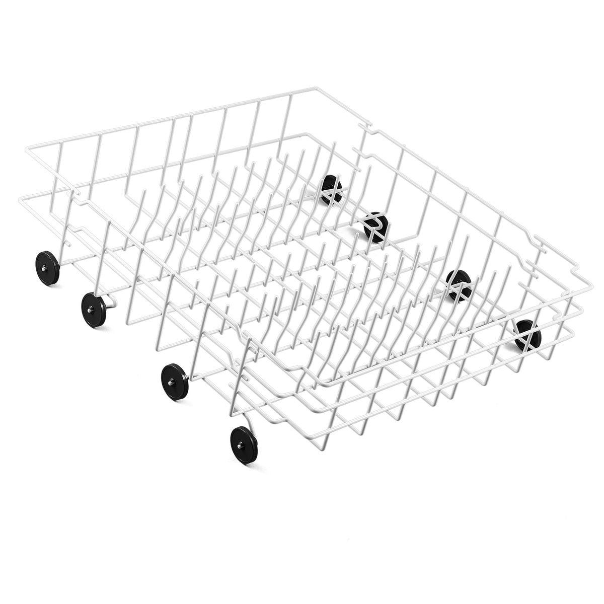 808602302 Dishwasher Lower Rack Replacement for Frigidaire Gallery Dishwasher Rack Part Bottom Rack Frigidaire Kenmore Dish Washer Lower Drawer Tray LFBD2409LF3C FDB1050REC4 Dish Rack 154174501 Wheel
